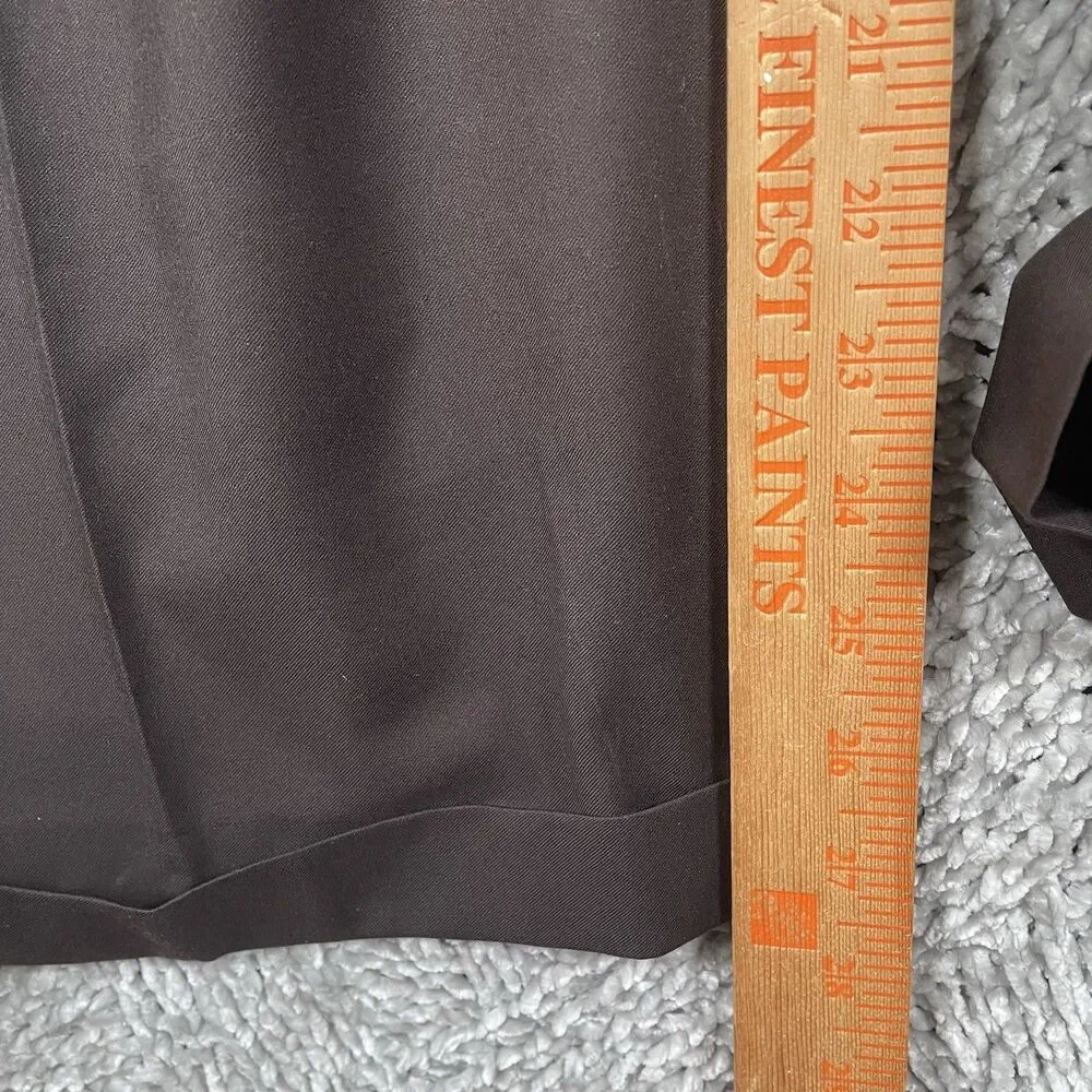 Bergati Super 150’s Feel Dress Pants Men’s Brown Formal Style PA5001DKBR Preppy
